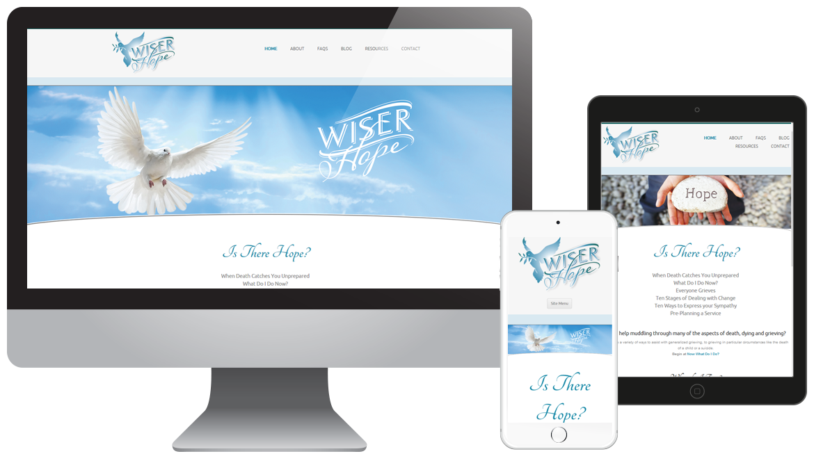 Portfolio - Wiser Hope - Nonprofit Website